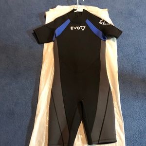 Men’s EVO 3mm shorty wetsuit size Medium